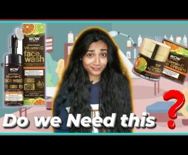 Wow Vitamin C facewash & Face Cream Review ! Anjali Gerald