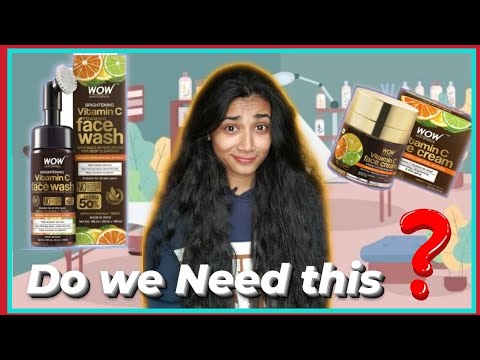 Wow Vitamin C facewash & Face Cream Review ! Anjali Gerald