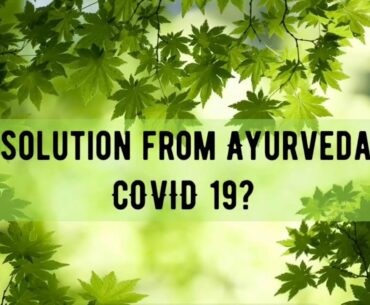 Ayurveda for your immunity || COVID 19