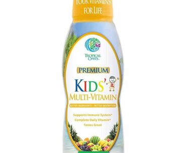 Premium Kids Liquid Multivitamin & Superfood -100% DV of 14 Vitamins for Kids. Multi-Vitamin for Ch