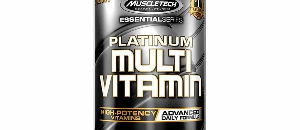 Multivitamin for Men | MuscleTech Platinum Multivitamin | Advanced Daily Formula | 18 Vitamins & Mi