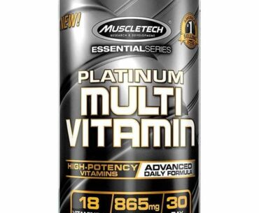 Multivitamin for Men | MuscleTech Platinum Multivitamin | Advanced Daily Formula | 18 Vitamins & Mi