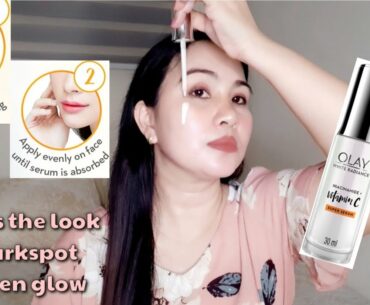 NEW OLAY VITAMIN C SUPER SERUM REDUCING MY DARKSPOT OR PEKAS