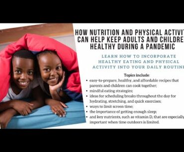 Nutrition and Physical Activity During a Pandemic