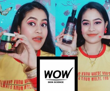 WOW SCIENCE VITAMIN C FOAMING FACE WASH & FACE CREAM HONEST REVIEW || BEAUTY N SHY ||