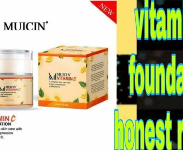 muicin vitamin c foundation review#honest and best review