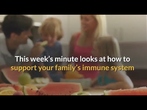 Family Health Minute - Best Supplements To Support Your Family’s Immune Health
