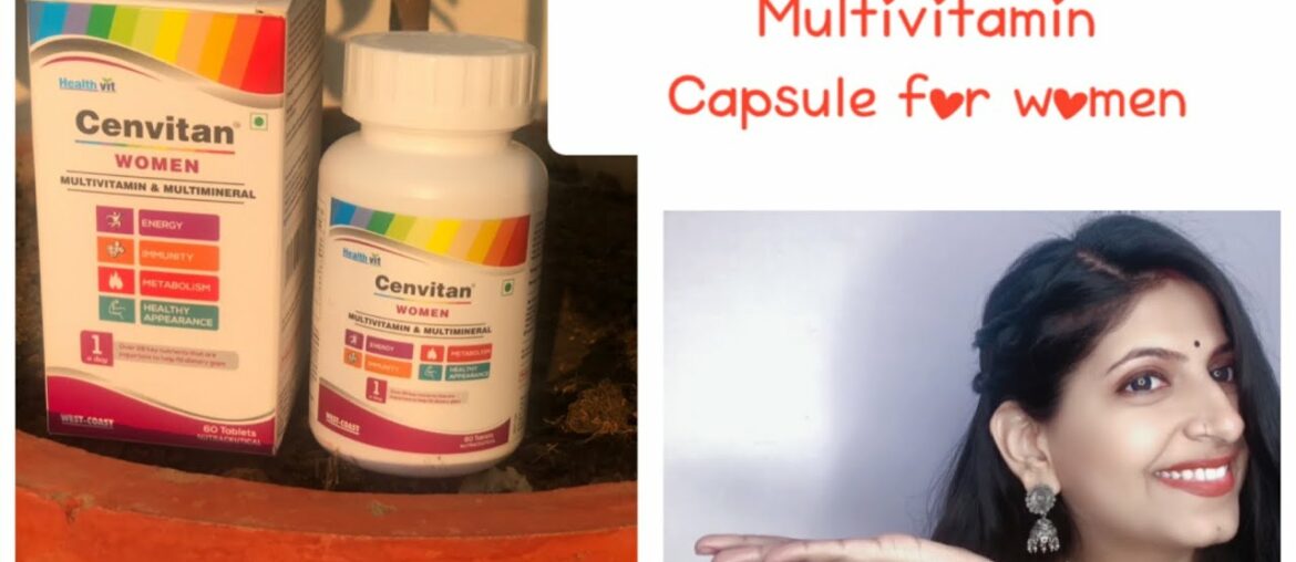 Healthvit cenvitan multi-vitamins and Mukti-minerals tablets for women| women supplement|radhika