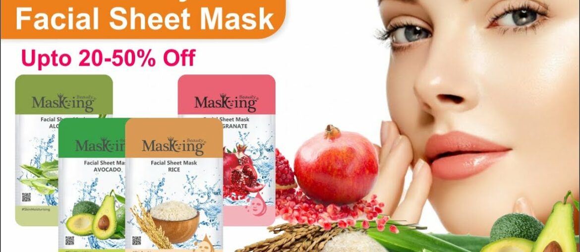 MasKing Beauty Sheet Mask | Serum Sheet Masks India | Sheet Mask For Face | Benefits & Use - Masking