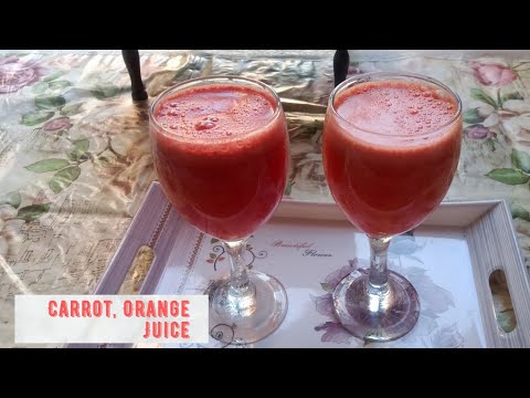 Carrot Orange Juice Recipe I Super Immunity Blend