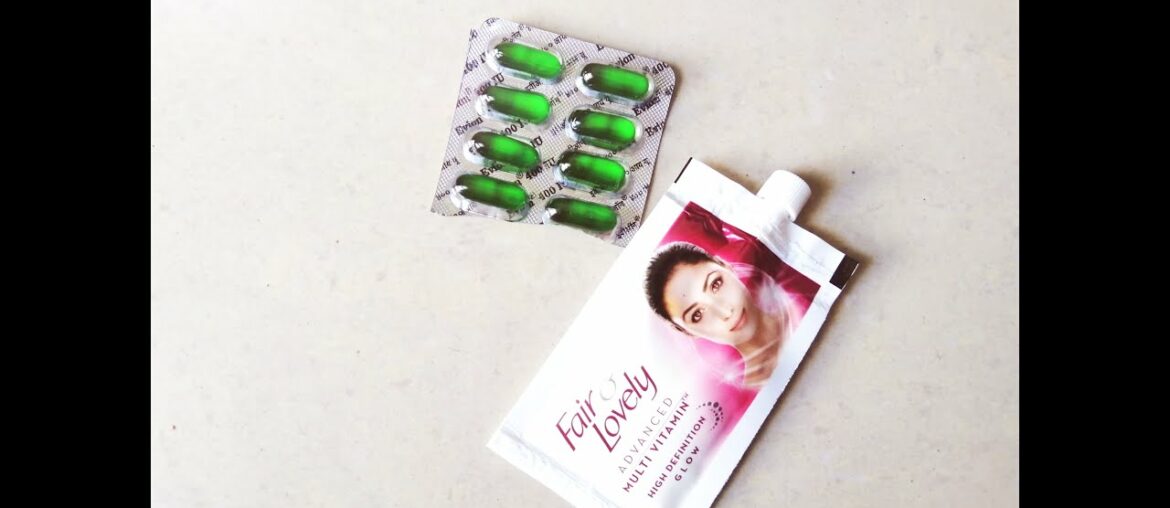 Fair and Lovely with vitamin E capsule face pack in tamil