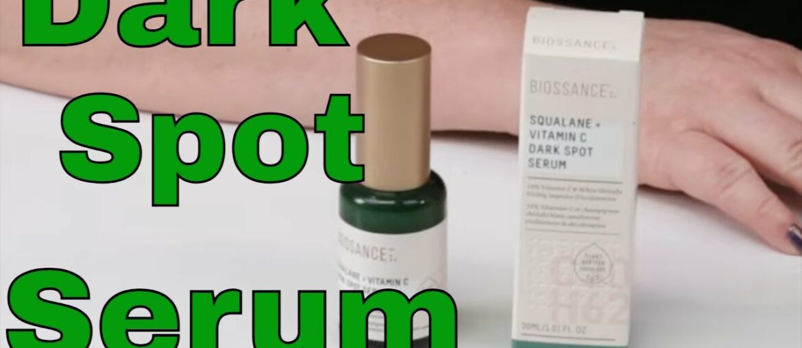 Biossance Skincare Squalane + 10% Vitamin C Dark Spot Serum Review and How to Use