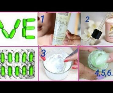 TOP 10 USES OF VITAMIN-E FOR SKIN ,BODY &HAIR | SIMPLE BEAUTY TIPS