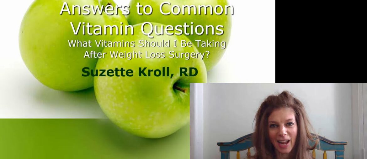 What Vitamins Should I Be Taking After Weight Loss Surgery?