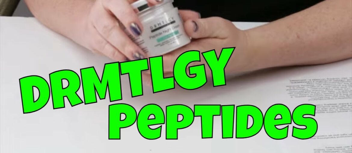 DRMTLGY Skincare Peptide Night Cream Moisturizer Review and How to Use