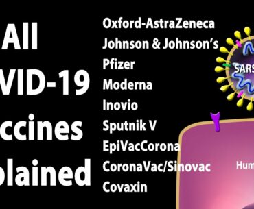 All Types of COVID-19 Vaccines, How They Work, Animation.