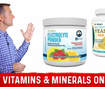 Key Vitamins & Minerals on a Ketogenic Diet Plan - Dr.Berg