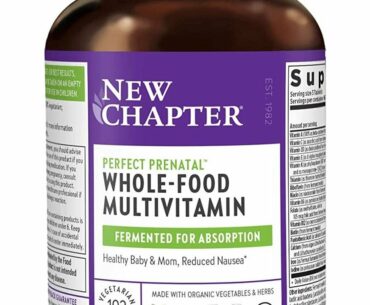 New Chapter Perfect Prenatal Vitamins, Organic Prenatal Vitamins, Non-GMO Ingredients for Healthy B