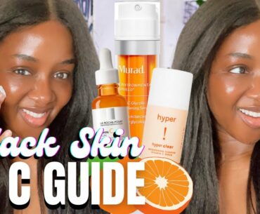 Vitamin C Guide For Black Skin: How to Get Glowy Skin?