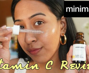 Minimalist 10% Vitamin C + 1% AG Detailed Review | How to use it