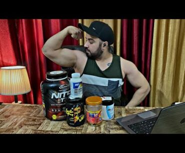 Muscle Gain Supplement Stack| Lean Gain Stack| Supplements to maintain body weight|