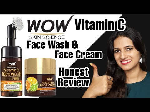 WOW Face wash | WOW Face cream | Wow Vitamin C face wash | Wow Vitamin C face cream | Review & demo