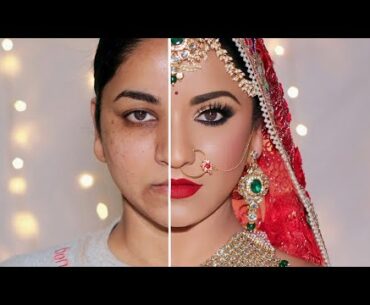 How To: Flawless Bridal HD Base Makeup | Indian Wedding Makeup Look