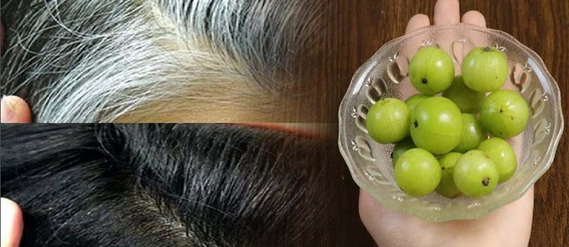 Apply it 7 Night - White Hair To Black Hair Naturally in Just 8 Minutes Permanently ! 100% Works