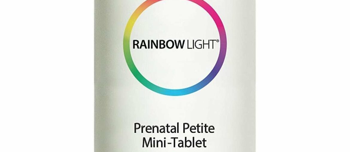 Rainbow Light Prenatal Petite Mini-Tab Multivitamin Plus Superfoods & Probiotics - Organic Daily Vi