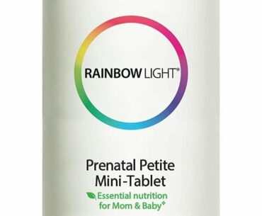 Rainbow Light Prenatal Petite Mini-Tab Multivitamin Plus Superfoods & Probiotics - Organic Daily Vi