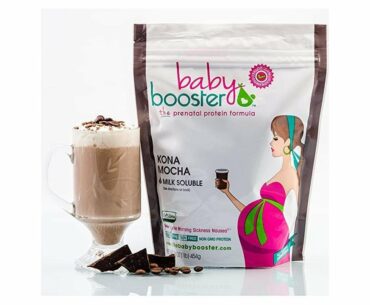 Prenatal Vitamin Supplement Shake - Baby Booster Kona Mocha - 1lb bag - OBGYN Approved - All Natura