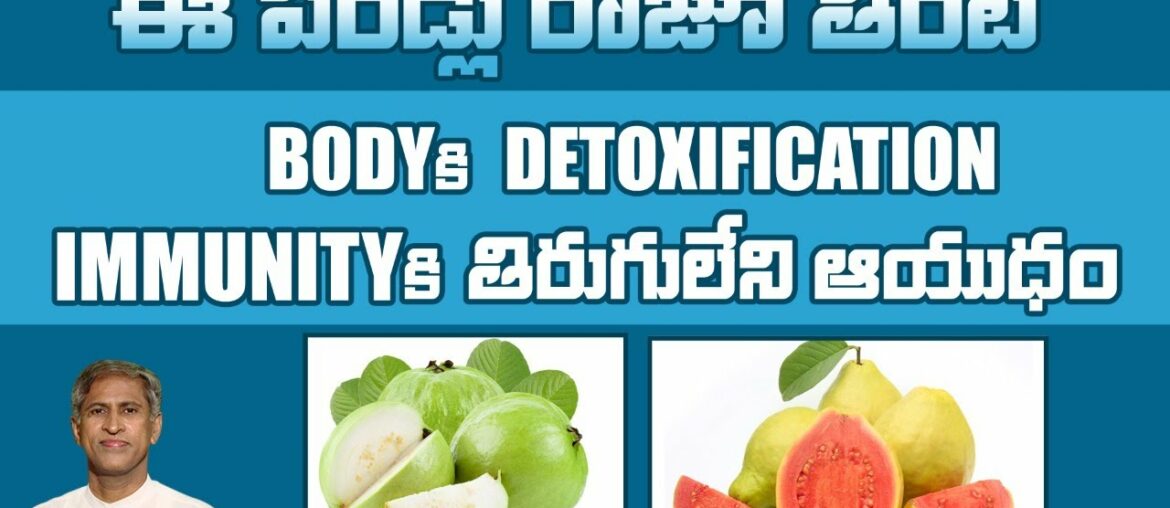 Get Immunity and Body Detoxification with Guava | Vitamin C Supplement | Dr. Manthena's Health Tips