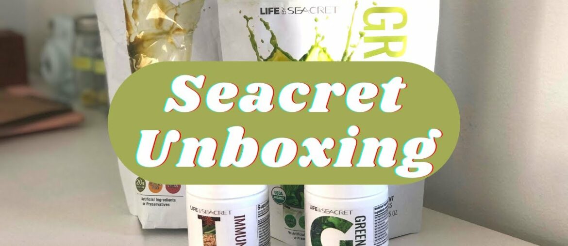 Seacret Unboxing | ALL NATURAL Vitamins, Protein Powder, and Greens! | FindingFeem #28DaysOfFeem