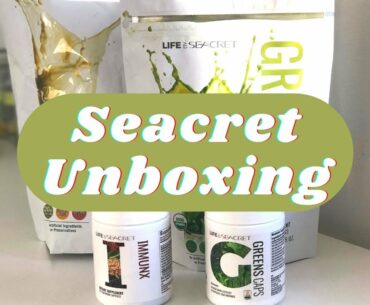 Seacret Unboxing | ALL NATURAL Vitamins, Protein Powder, and Greens! | FindingFeem #28DaysOfFeem