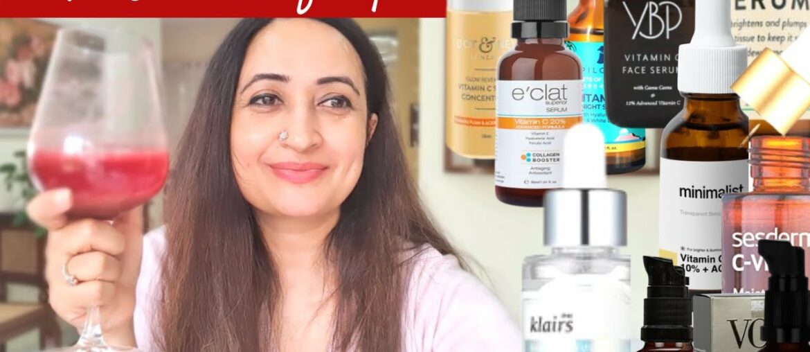 I picked 12 Best Vitamin C Serums From 22 Serums | Vitamin C Serum Review India