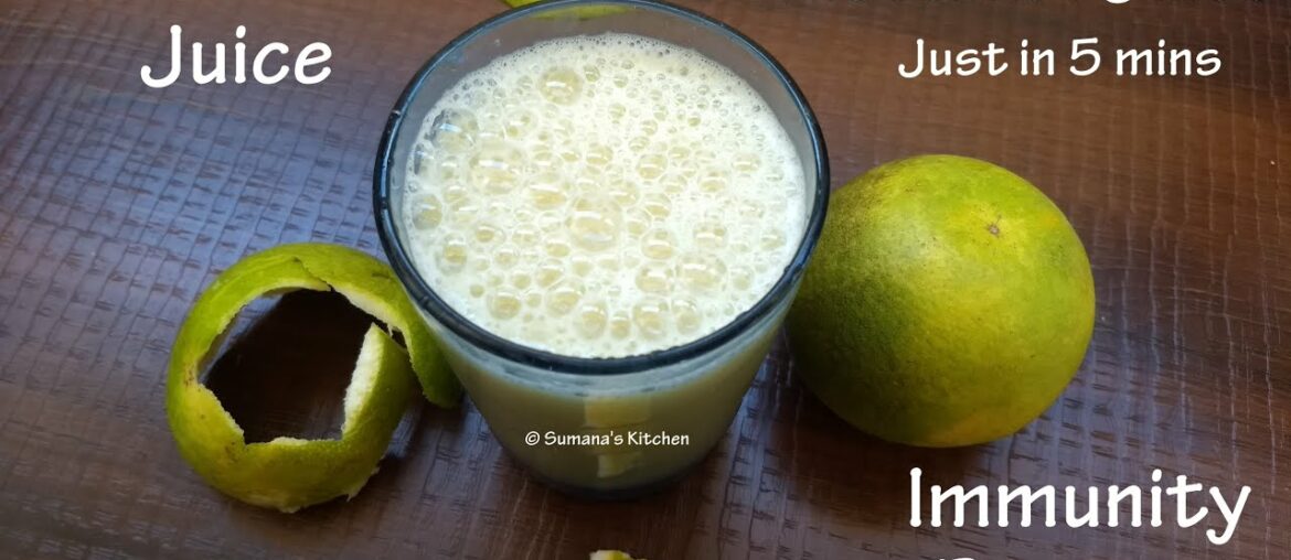 Immunity Booster-How to peel sweet lime within a mins- Mosambi Juice just in 5 mins-Sumana's Kitchen
