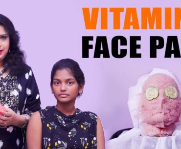 Glossy & Brighter Skin in 10 minutes | Vitamin C Facial | Vasundhara Tips