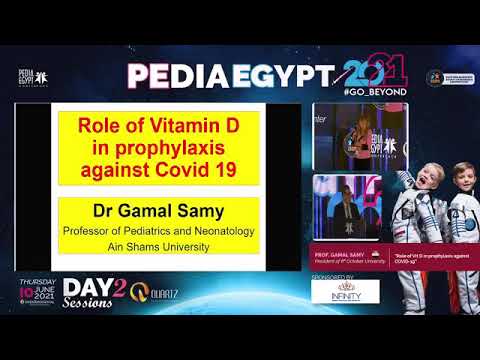 Role of Vitamin D in prophylaxis against COVID19 By Prof. Gamal Samy