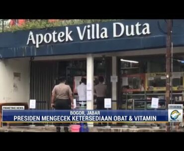 Jokowi Cek Ketersediaan Obat Covid-19 dan Vitamin di Apotek Bogor