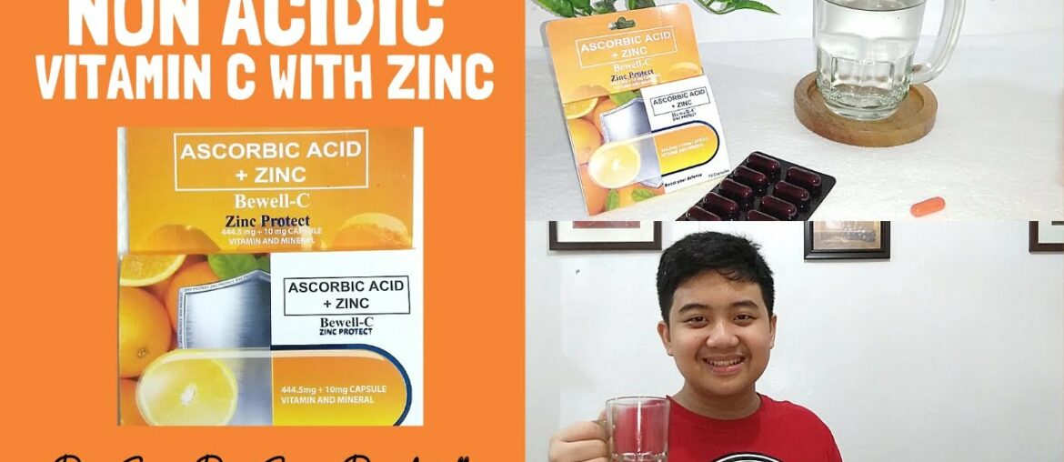 NON ACIDIC VITAMIN C WITH ZINC || Boost Immune System || Bewell-C