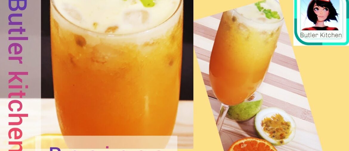 PASSION FRUIT ORANGE JUICE/ Rich in vitamin C / Best juice for immunity booster/ Refreshing drink