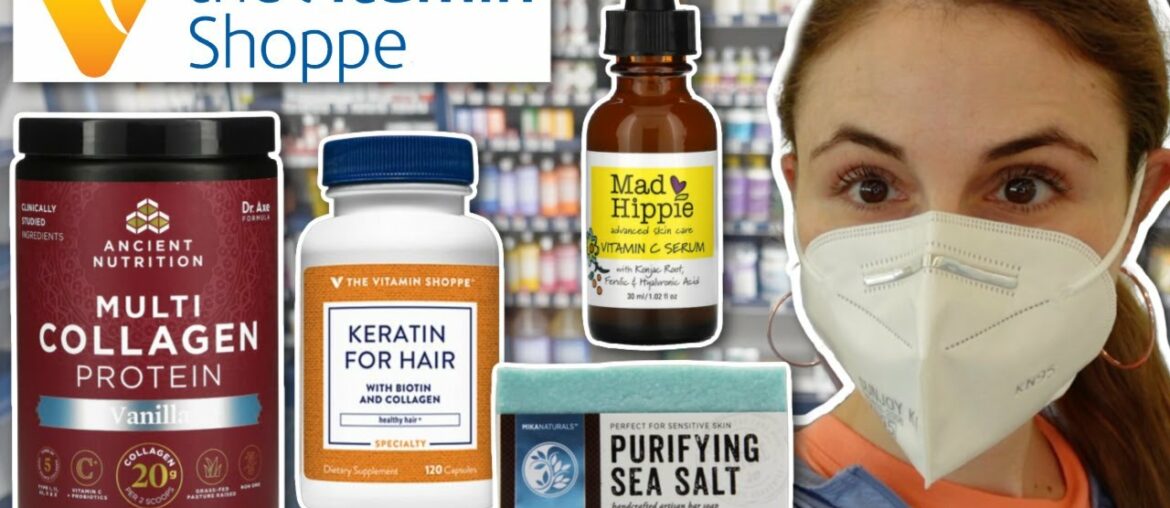 SHOP WITH ME |SKIN CARE & SUPPLEMENTS at VITAMIN SHOPPE | Dr Dray