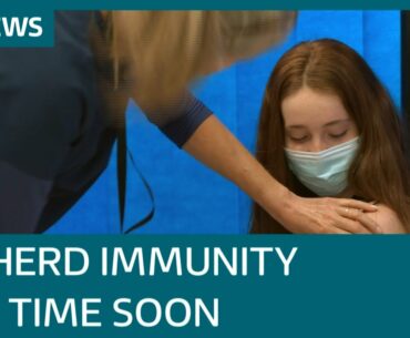 Covid: Prospect of reaching herd immunity with current vaccines very slim | ITV News