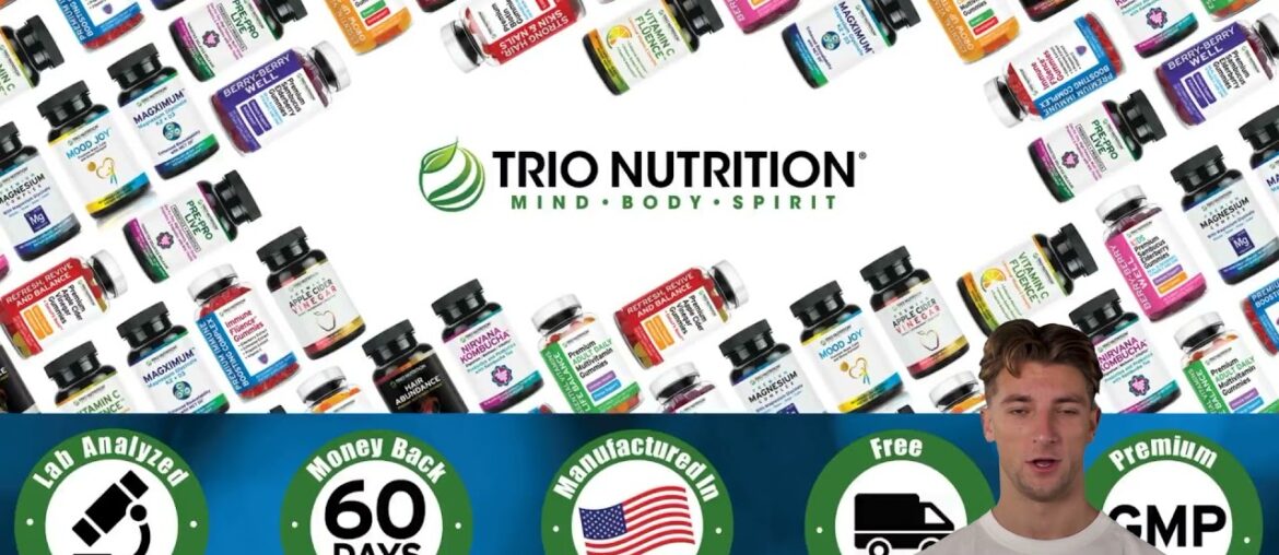 Trio Nutrition Biotin Gummies | Hair Growth Vitamins Supplements